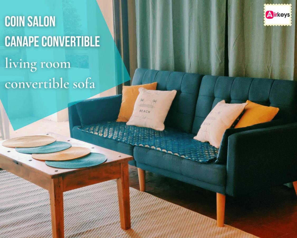 Grand Azur Avec Terrasse - Vieil Appartement